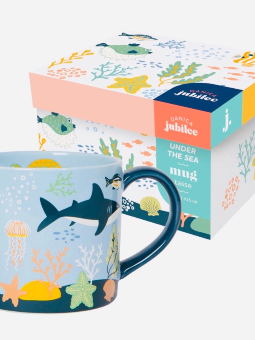 Danica Jubilee Swett Jane's Under The Sea Mug in a Box